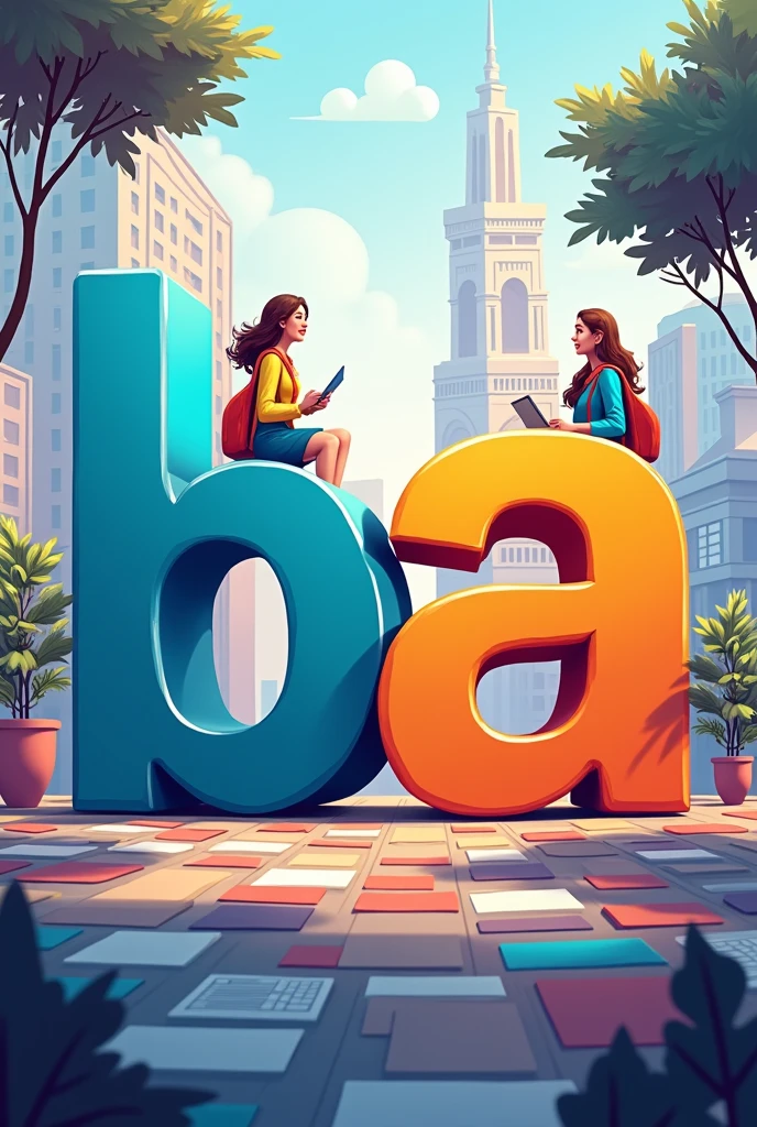 Bold 'BA' in the center and Open House 2024 in the under and At Mahidol University Room 219, 2nd Floor, SirividThAya Building in the under and Date : 07-08 SEPTember 2024 | Time : 8.30 AM - 5.00 PM in the under surrounded by business management visuals like strategy planning, financial charts, and corporate workspace.