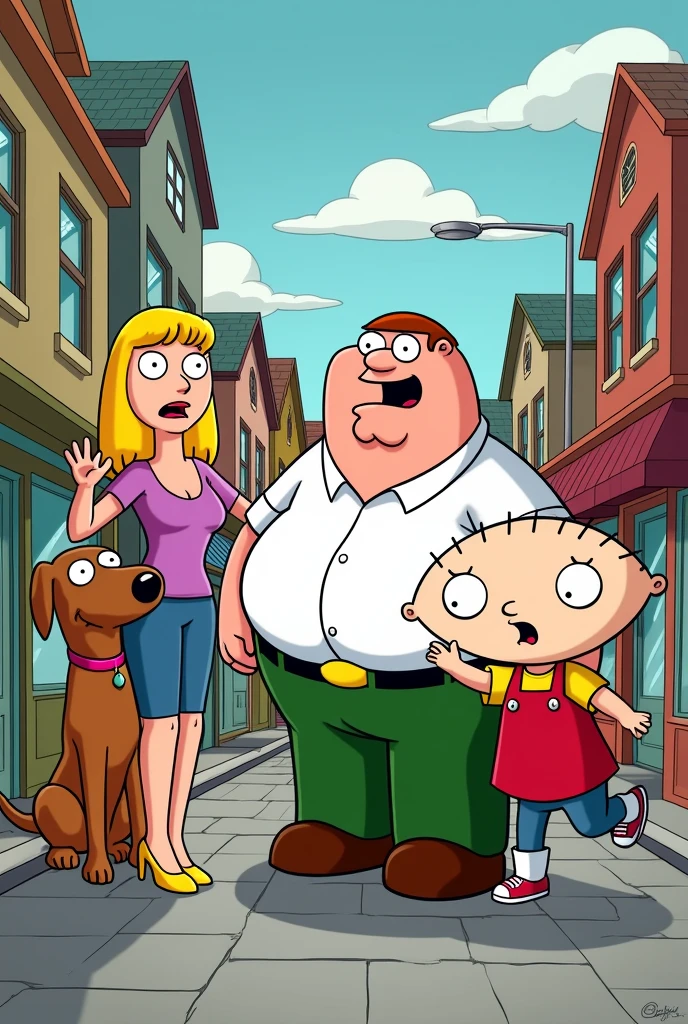 Generate funny family guy images that i can use for my meme page