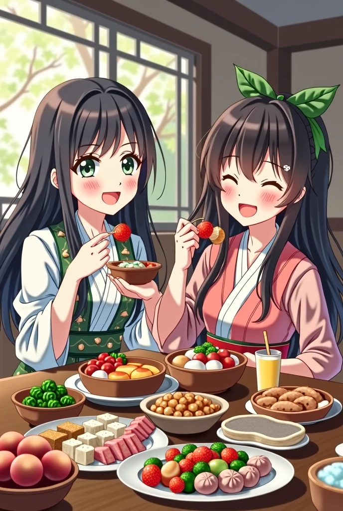 Hokkaido girls who eat deliciously