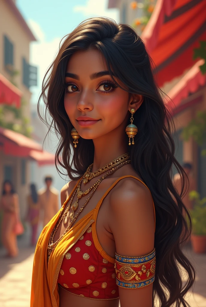 Modern indian teen