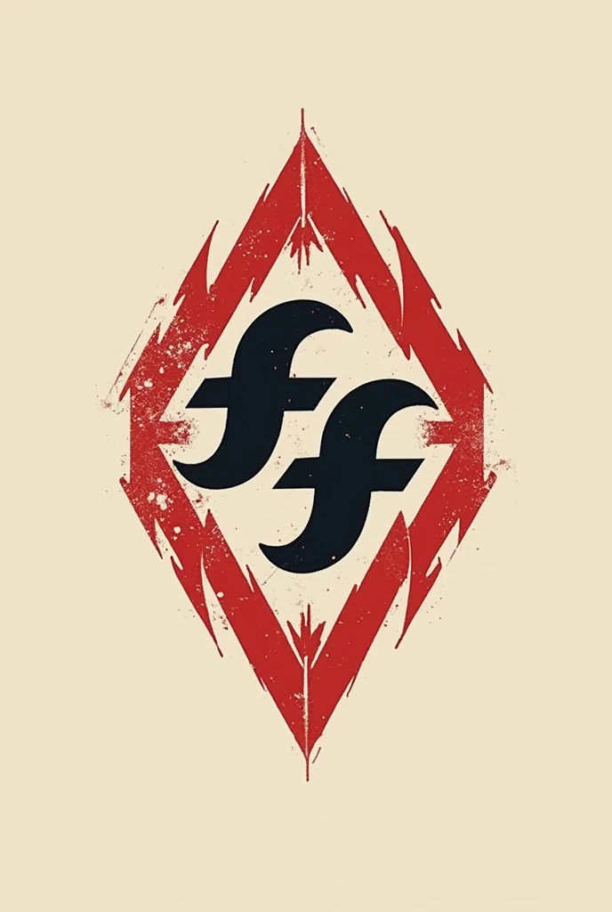 "Create a logo inspired by the Foo Fighters. Use a bold, modern sans-serif font for the text. Include a distinctive, emblematic icon, such as a stylized letter or a dynamic geometric shape, to capture the band's energetic vibe. Stick to a color palette of red, black, and white for a striking effect. The design should be clean, powerful, and memorable."