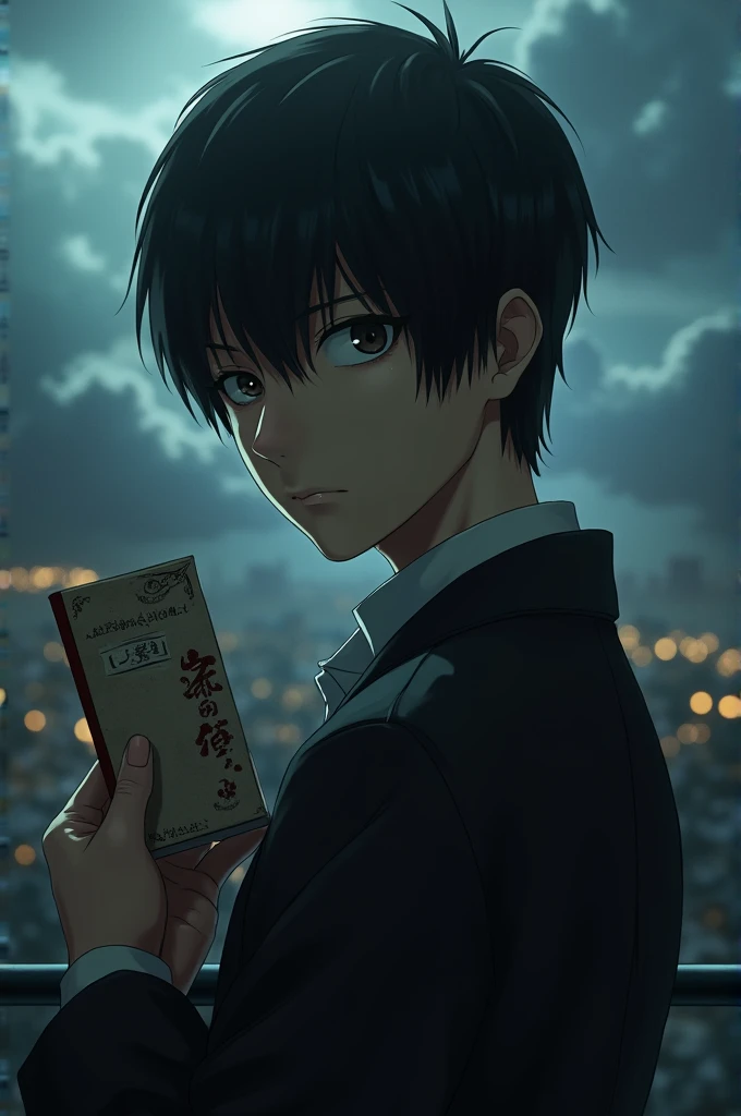 Kira 4k wallpaper with death note