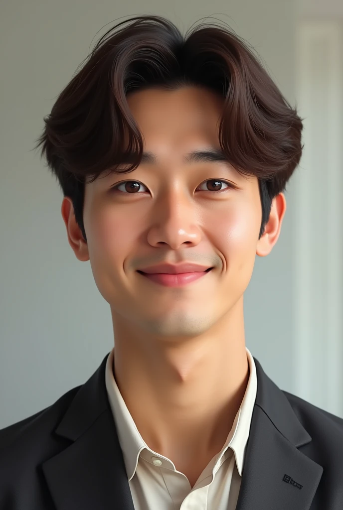 ((Highest quality)), ((masterpiece)), (detailed), One man,Brown Hair,youtuber,Asian