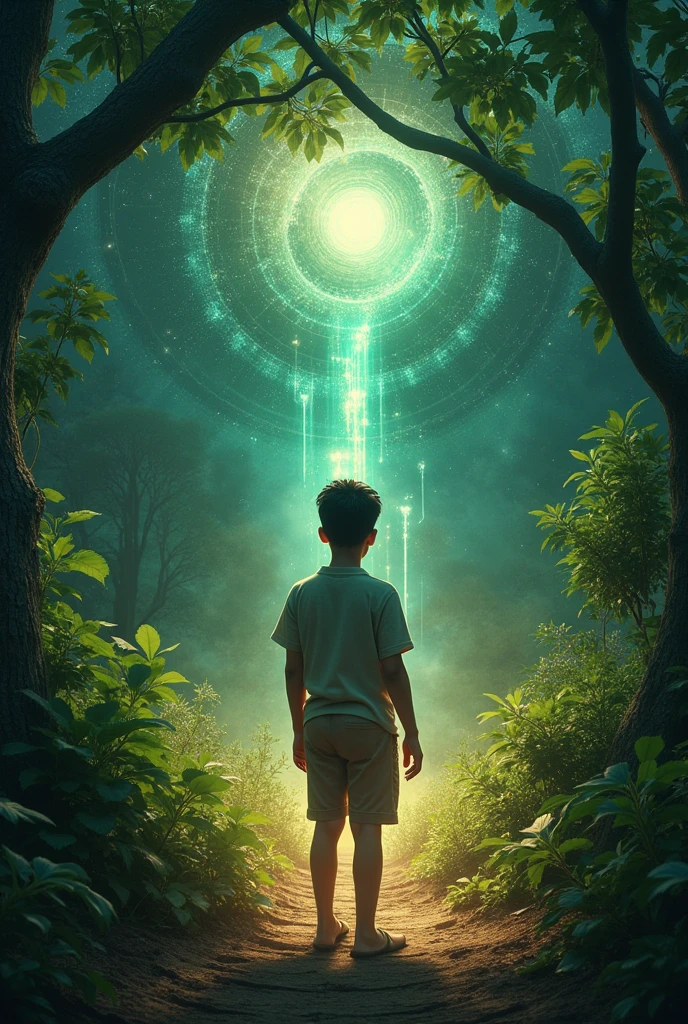 Imagine a nine-year-old Venezuelan boy who is playing in a yard and falls from a gourd tree. Then when he opens his eyes he is walking through a dark tunnel and at the end of it he sees some pink and blue lights that give him peace. , love , fullness and detachment from the ego . Looking back, one debates whether to wake up or continue the path to the afterlife.
