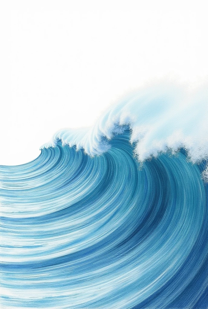 You can make a drawing of three waves with these conditions: The second wave has the same wavelength as the first and double the amplitude. The third wave has double the frequency of the first and the same amplitude.