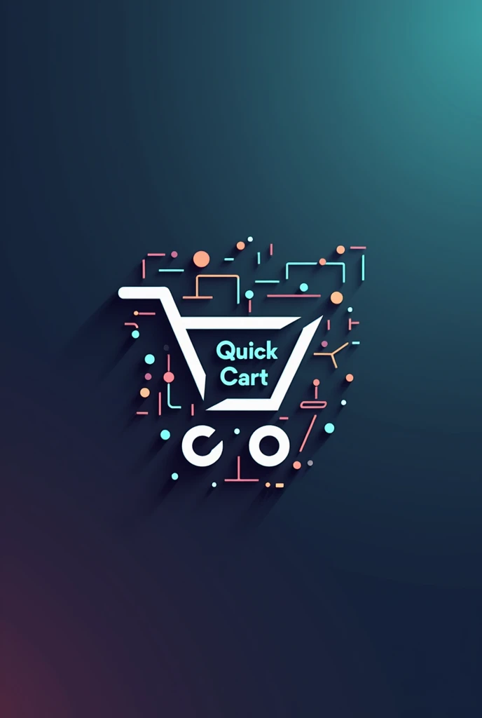 Unique and complicated logo idea for a dropshipping company named "Quick Cart"