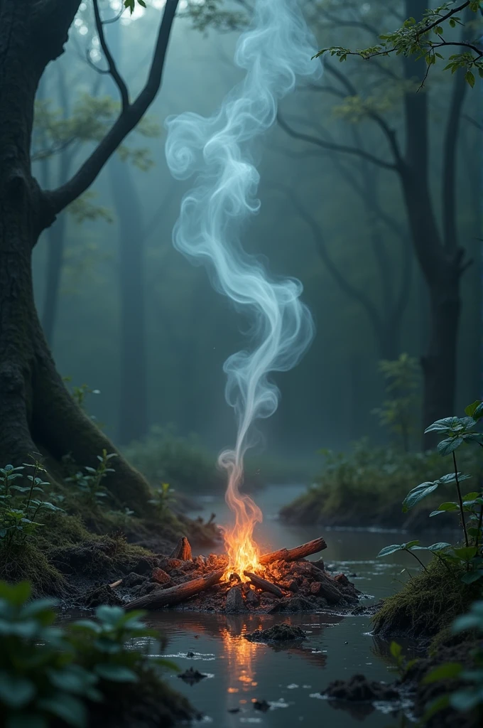 One bog smoke in a care , ultra high quality