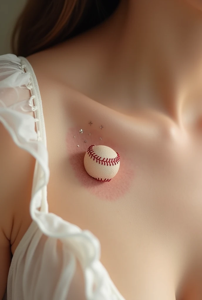 Cute small baseball tattoo with meaning
