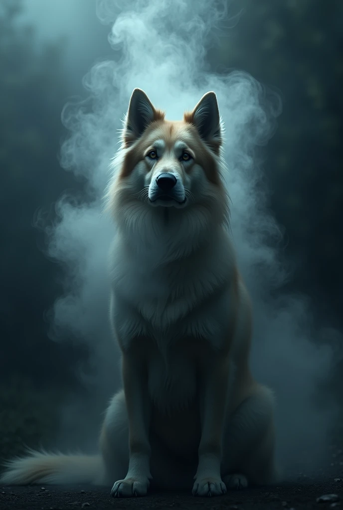 One dog smoke . ultra high quality