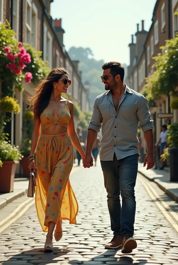 Alia Bhatt and Salman Khan walking together on the streets of UK