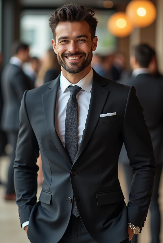 Create a befitting image for “Looking good isn’t just for the ladies—investing in your appearance boosts confidence, opens doors, and enhances your well-being.💪✨ Gentlemen, it's time to treat yourself and make self-care a priority.”