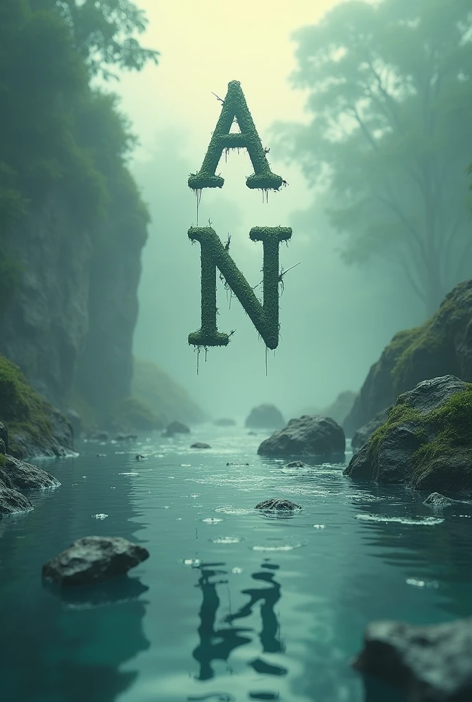 Other language letters are dipped in water and tamil language letters are floating in air