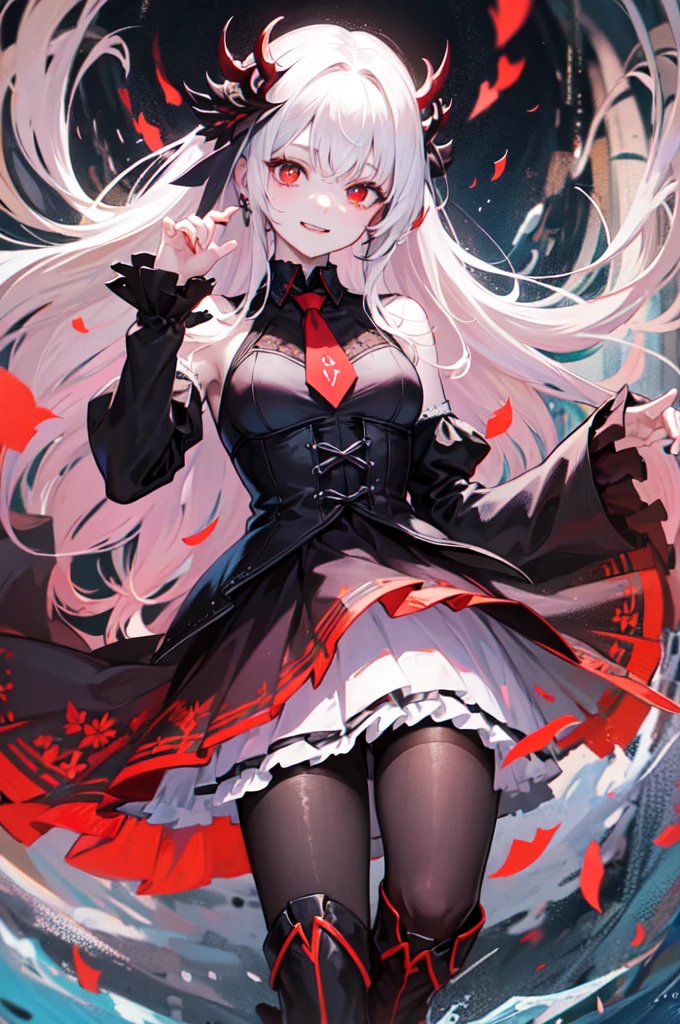 shaded face　、beautiful girl、とてもcute天使、Pink T-shirt、cute、Baby Face、smile、Long skirt、Black long boots、.(Highest quality,4K,High resolution,masterpiece:1.2),Very detailed,Realistic:1.37,Spooky altar background,Dark fantasy,Red color scheme,Ominous atmosphere,Eye-catching,Storytelling,anatomy,Anime Style,Concept Art,beautiful細部までこだわった顔と (((Red eyes ))),A terrifying ritual ,Satanic Ritual,Premature death,inappropriate behavior,クレイジーなsmile,Scythe Face,Girl Monster, beautiful, Delicate facial features, Sharp Eye, Sharp Fangs, pale skin, Dark Background, Cinema Lighting, Dramatic Shadows, Gothic style, Gloomy atmosphere, Dark fantasy, one person&#39;s, Please open your mouth wide, Open your mouth and baring your teeth,Sharp teeth like a beast, Wide lips, very wide mouth, Vermilion cheeks, ,(Blood splatter:1.4),Scary smile, smile,Angel Design, Twisted smile、Bloody、bleeding from the head,,,,,、Blood splatter、,(Blood splatter:1.4),skull,Demon Spear,Horror Style, ((Fantasy Sweet Ta Frill Pink Costume)), ((Flowing blonde hair)), ,(Blood splatter:1.4),Female curves, Sexy flat stomach, Perfect hands, Perfect anime face, (Pink Tata Dress)), Are standing, ((邪悪なsmile)), ,(Blood splatter:1.4), Steam circulates, Moonlight Illumination, night lighting, (Blood splatter:1.6),アニメAngel Design, Twisted smile、Bloody、bleeding from the head,,,,,、Blood splatter、,(Blood splatter:1.4), skull,Gothic architecture、Western architecture、Fantasy World、,Victorian cities, Skeleton Gas Light,Absurd, High resolution、 ((Tabletop)), ((Highest quality)), (Very detailedな), ((Very detailed)), (beautiful), ((cute)), (NFSW:1.8), alone,(:1.6)、(world&#39;The most terrifying and creepy demon girl:1.5)beautiful face、Whole Body Ezbian、pale, beautiful肌、beautiful金の髪、優しくsmileむ、Dark building ruins、(snow white&#39;Frill dress:1.3)、(The dark ruins are stained with blood:1.3)、Low angle full body shot、(少女は血の海の中にAre standing:1.5)、(The ground is full of blood:1.3)、(The girl lost a lot of blood....:1.3)、(クレイジーなsmile:1.6)、Spirits、(Blood dripping from the mouth:1.3)、
