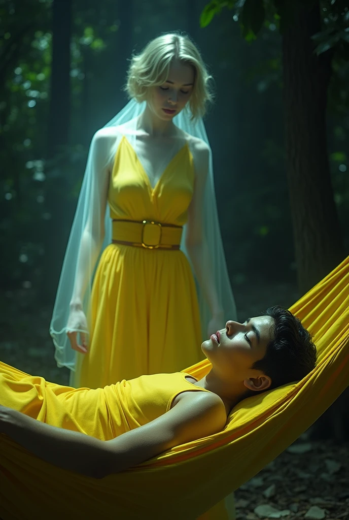 Imagine a ten-year-old boy from Venezuela sleeping in a hammock and waking up scared because the spirit of a woman who had died in the sixties has him by the neck, dressed in an elegant yellow polyester dress with a yellow belt around the waist. 