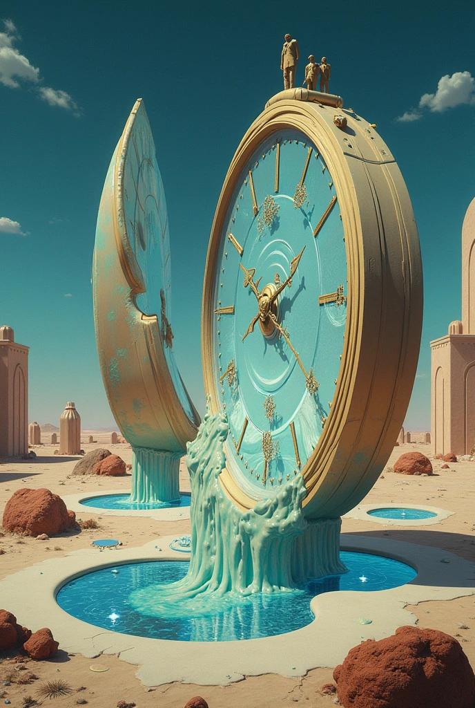Transforming the frame of the Loubador Dali: Persistence of memory, Using a futuristic computer、More contemporary works