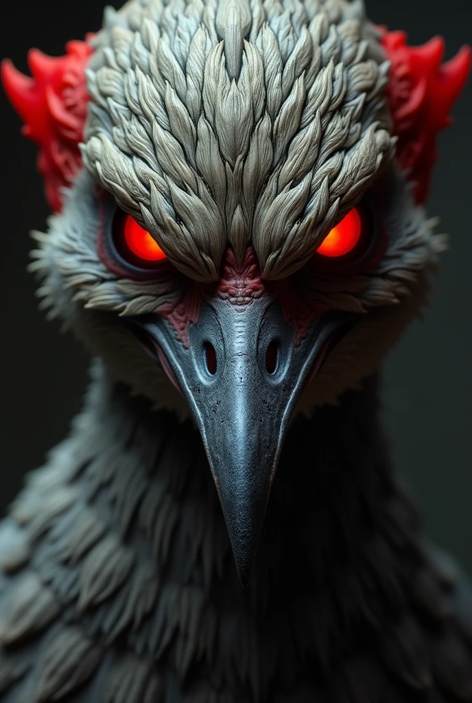 (ultra detailed)、Woodpecker、Evil Face、Red glowing eyes