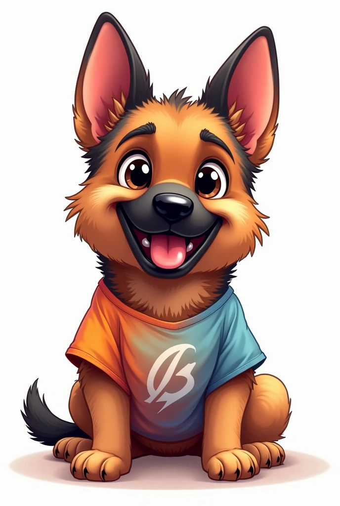 (Highest quality, High resolution:1.2), Very detailed, Realistic, Portraiture, Vibrant colors, Bokeh, Cute Cheese, Detailed German Shepherd, tshirt design, Vector art, Clean white background, Clean white outline, Professional Vector, Extremely high detail.