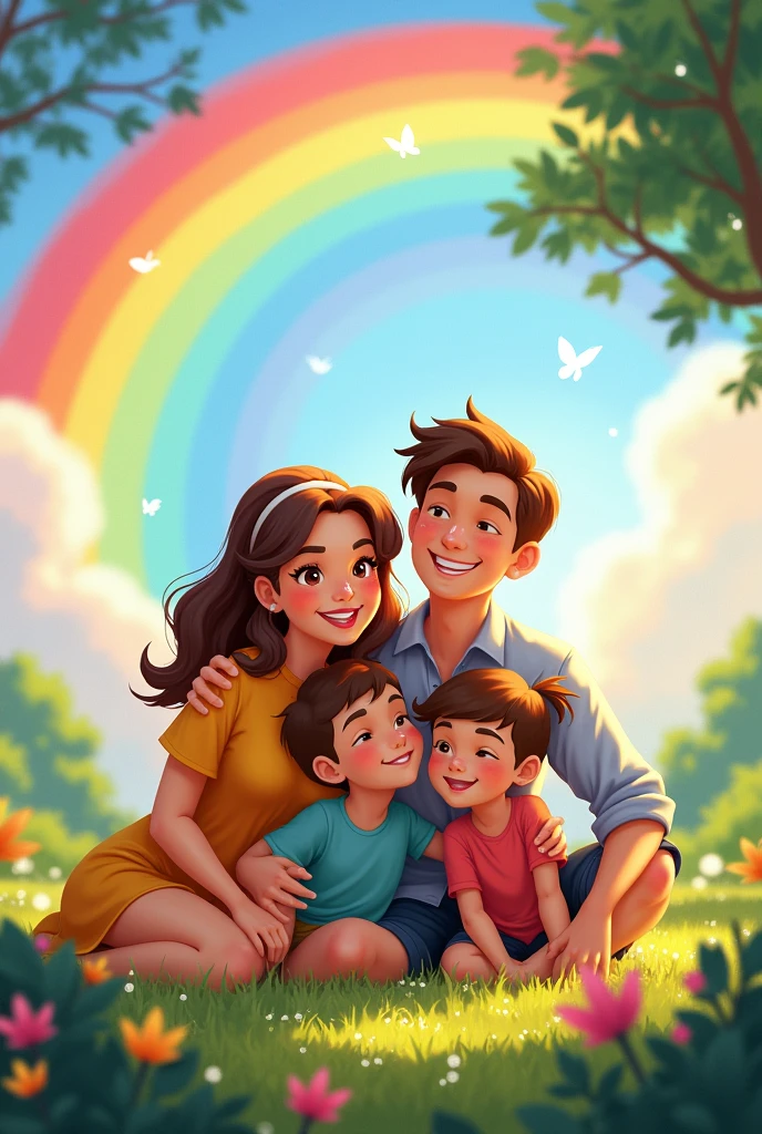 happy family rainbow rainbow