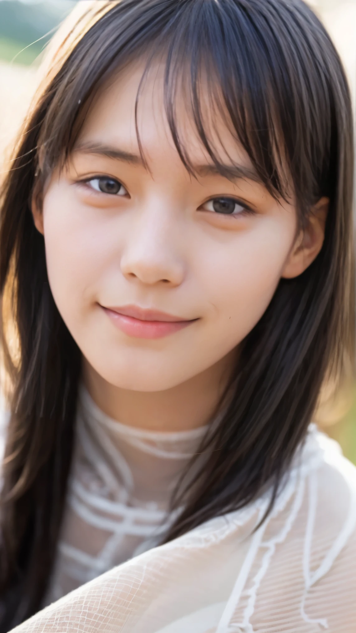 Memory correction:2.55, Everything is modern:1.66, Beautiful Japanese woman photo, (((smile))), 20-year-old, Oil for straight, one-length hair＆Hair balm:1.55, (photo Realistic:1.4), (hyper Realistic:1.4), (Realistic:1.3), (Smoother lighting:1.05), (Improving the quality of cinema lighting:0.9), 32K, 1 person,20-year-oldの, Realistic lighting, Backlight, The light shines on your face, Ray Tracing, (Bright light:1.2), (Improvement of quality:1.4), (Highest quality Realistic textured skin:1.4), fine grain, Detailed face,(smile:0), (Emphasis on face close-up:1.3), (Enhances the beauty of skin texture:1.1),((Extremely precise and accurate anatomy:1.0)), (Enhances the beauty of skin texture:1.1), Clean and glowing skin, mesh, thin:1.2, (Realistic:1.3), Realisticなライティング, (Smoother lighting:1.05), 32K, One Japanese woman, fine grain, Detailed face, (Film Grain:1.1),(Accentuates body lines:1.1), High resolution, Natural look, Kind eyes, Improves hair quality, Delicate light and shadow, Transparent muscles, Graceful pose, Beautiful Eyes, Sharp details, Soft light reflection, Beautiful contours, Delicate skin tone, Fine hair texture,Cute Japanese Women Photos,