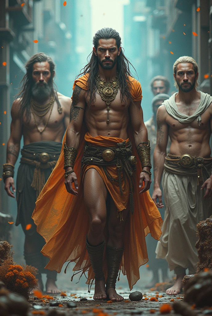 Image of gods with modern avtar
