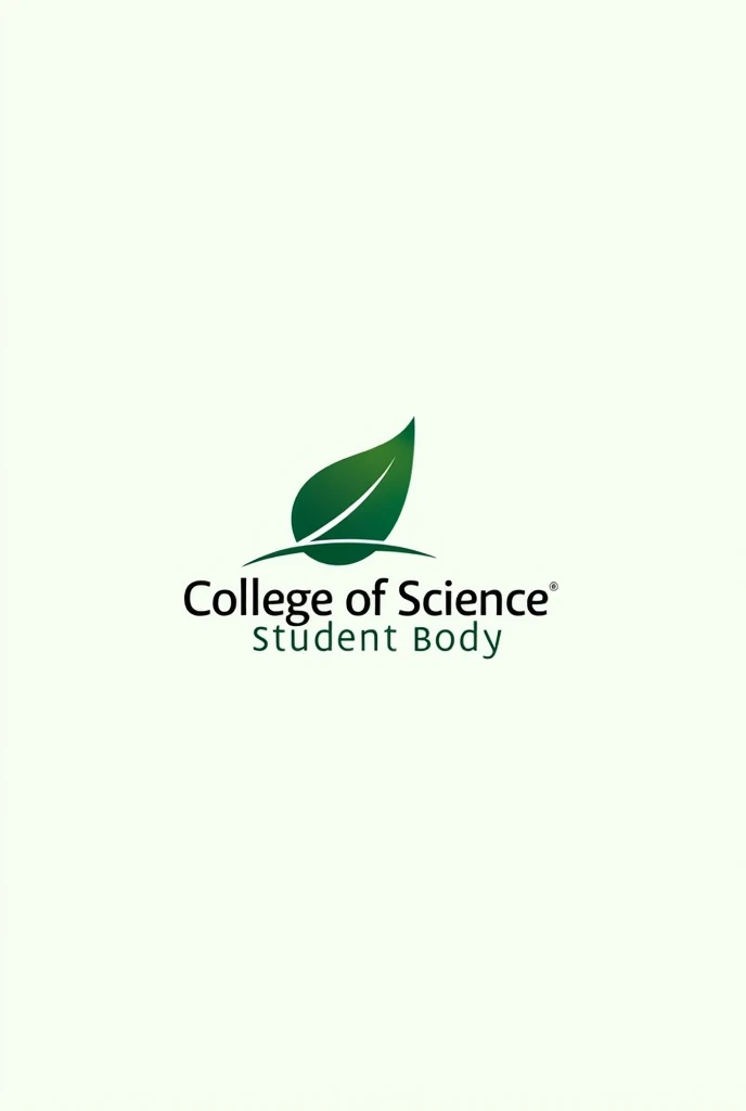 Logo for College of Science Student Body in University of Rizal System- Morong System put some leaf