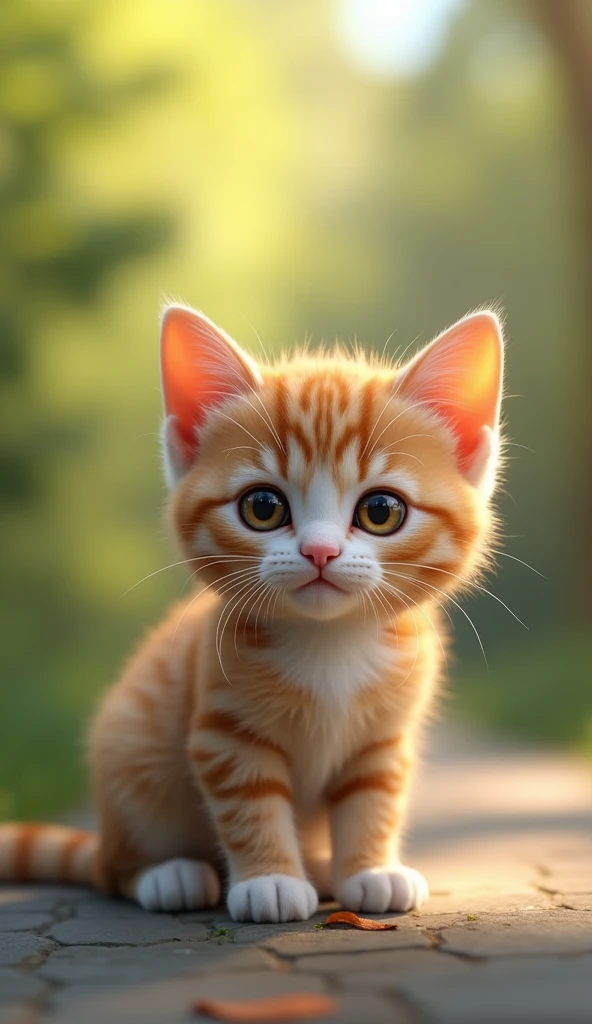 cute adorable cat, standing, full body detailed, ultra-detailed, (best quality,4k,8k,highres,masterpiece:1.2),ultra-detailed,(realistic,photorealistic,photo-realistic:1.37),high quality, detailed fur, detailed eyes, detailed face, detailed whiskers, shallow depth of field, blurred background, natural lighting, feline, pet, domestic cat