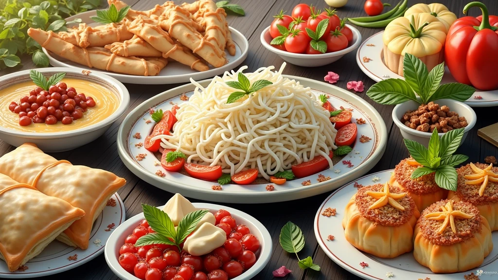 create template with title "Foods Around the World"