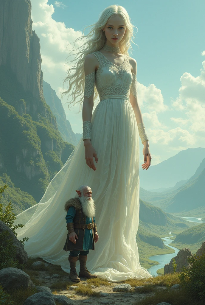 The giant girl and the dwarf
