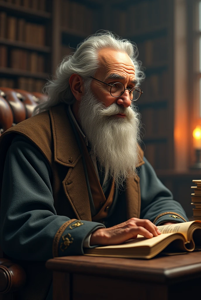 wise man with glasses 