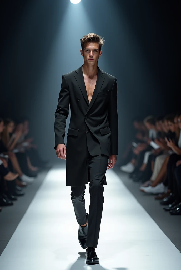 Model boy in ramp walk show 