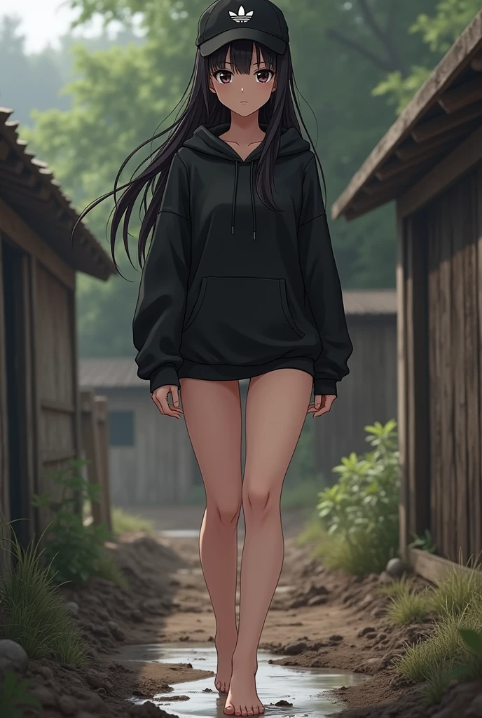 Outdoor、Outdoor Exposure,(全nakedで),naked,(She is wearing a large gray scarf around her neck, covering her shoulders.),Look down,tits,Nipples,belly button,Schoolyard,loafers,White loose socks,Hime cut,Long Hair,bag、cel animation,raffed Asian , Surreal school girl, High school girl posing, Surreal school girl, Young and thin gravure idol, Young Sensual Gravure Idol, Asian, so beautiful, Cute school girl, Young and cute gravure idol, A real young gravure idol, beautiful Asian