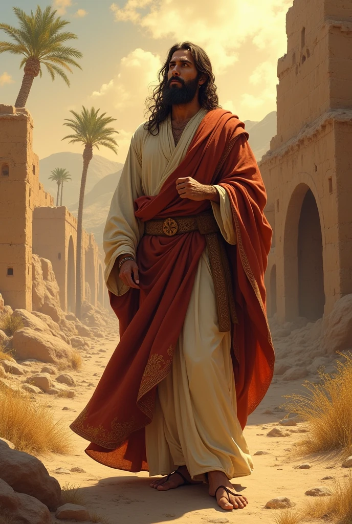 Prophet issa in an ancient way