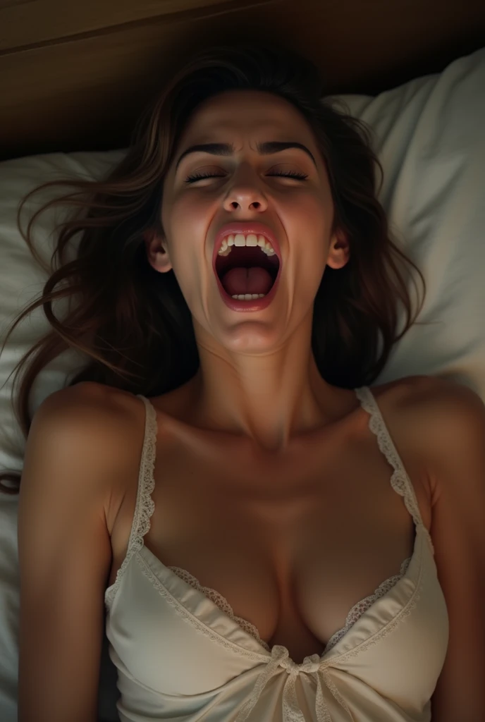 Woman having a massive orgasm