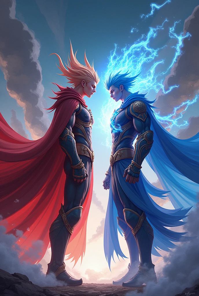 Aryan defeat zeta anime style pic 