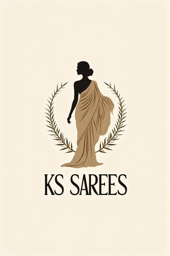 A logo for ks sarees