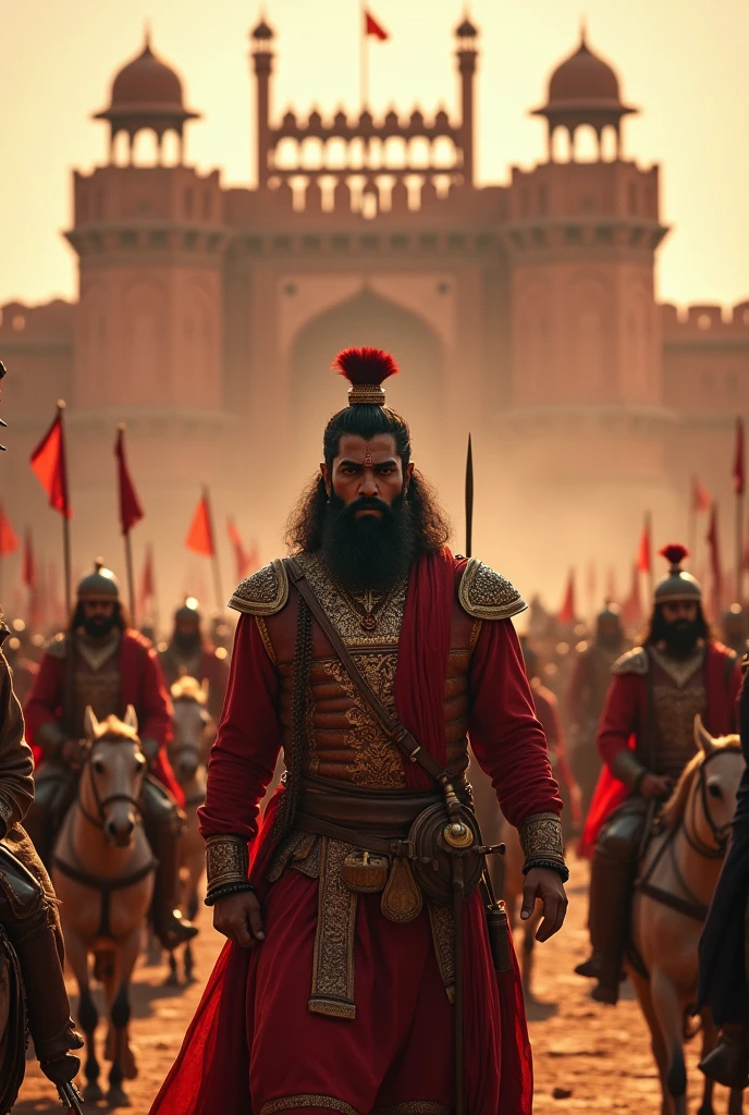 Shivaji Maharaj Conquering Red fort Delhi 