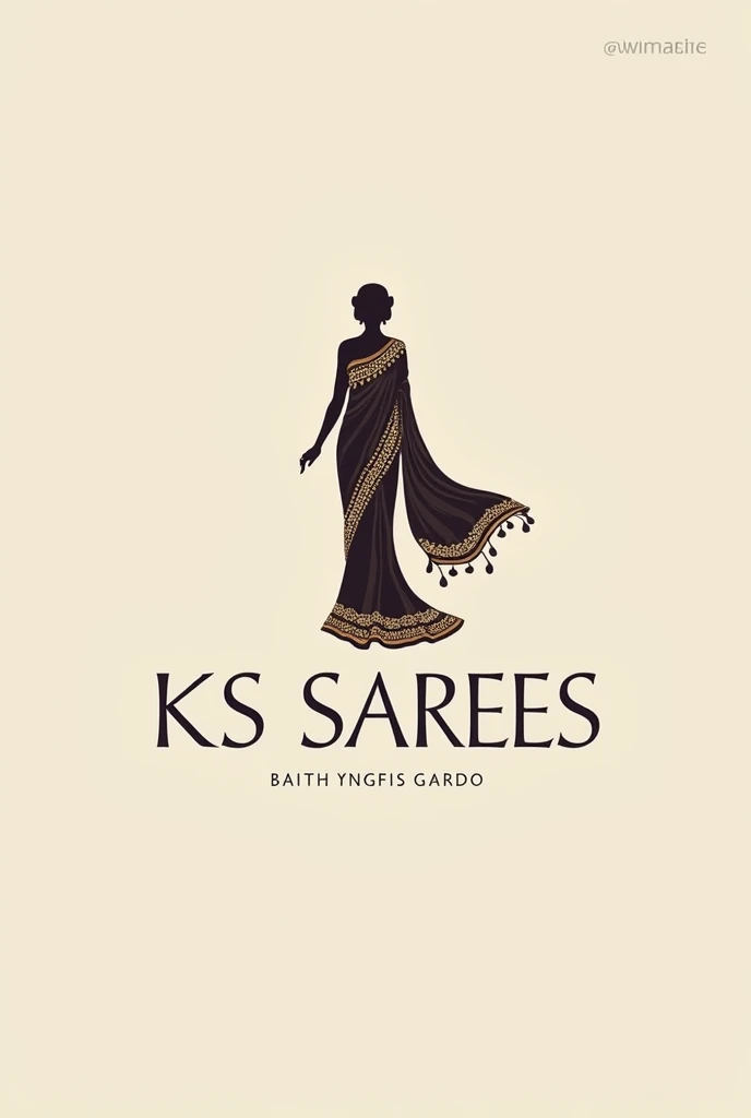 A logo for ks sarees
