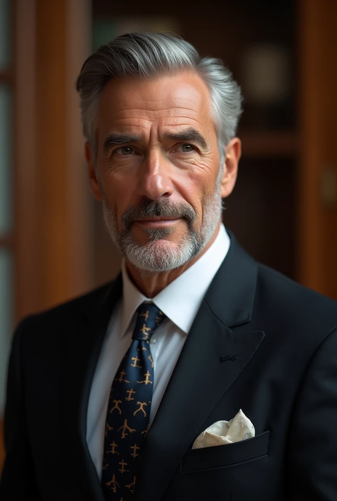 very classy fifty year old man