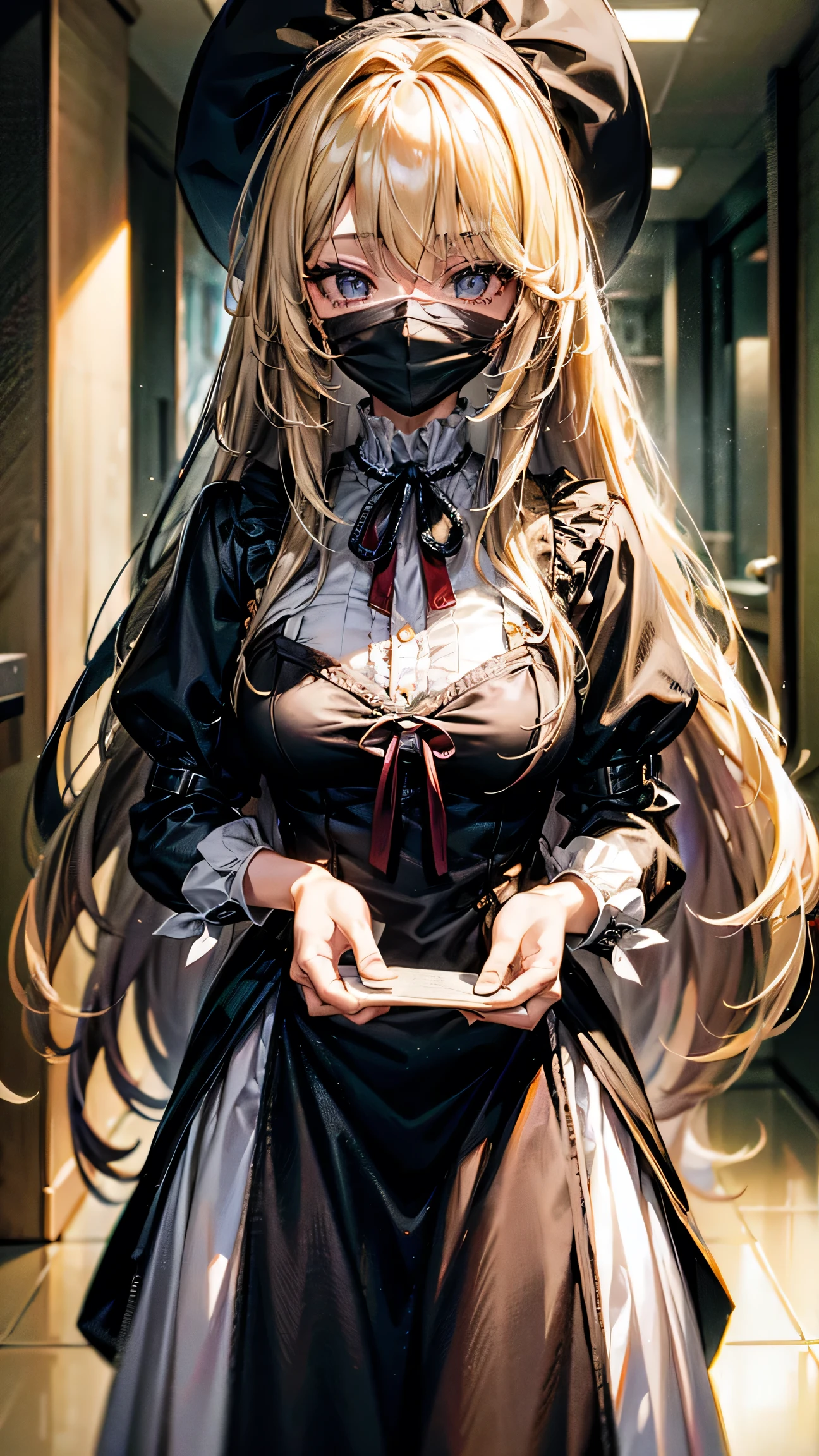 Blonde long hair Marisa Oriental Project beautiful girl