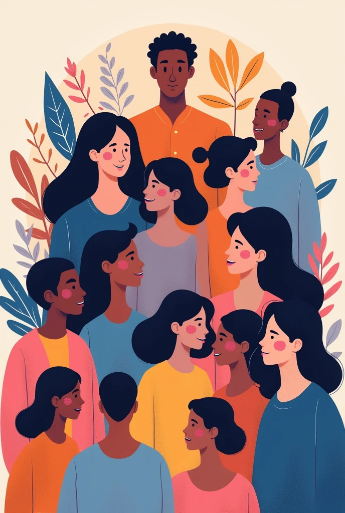 Mental health poster illustrations