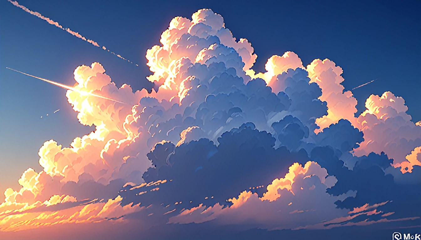 Summer sky,sunny,Daytime, (Highest quality,4K,8k,High resolution,masterpiece:1.2),Very detailed,(Realistic,photoRealistic,photo-Realistic:1.37),High resolution,超High resolution,Studio Lighting,Vibrant colors,Professional