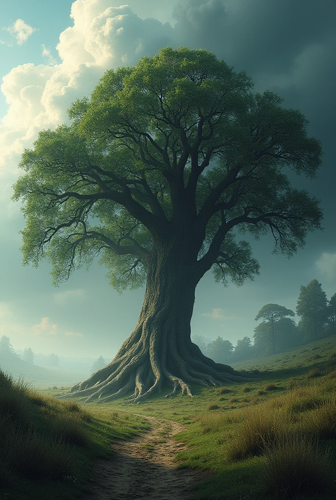 "You are nothing compared to me," said the oak.. — The wind won't break me, and I'm not afraid of storms!