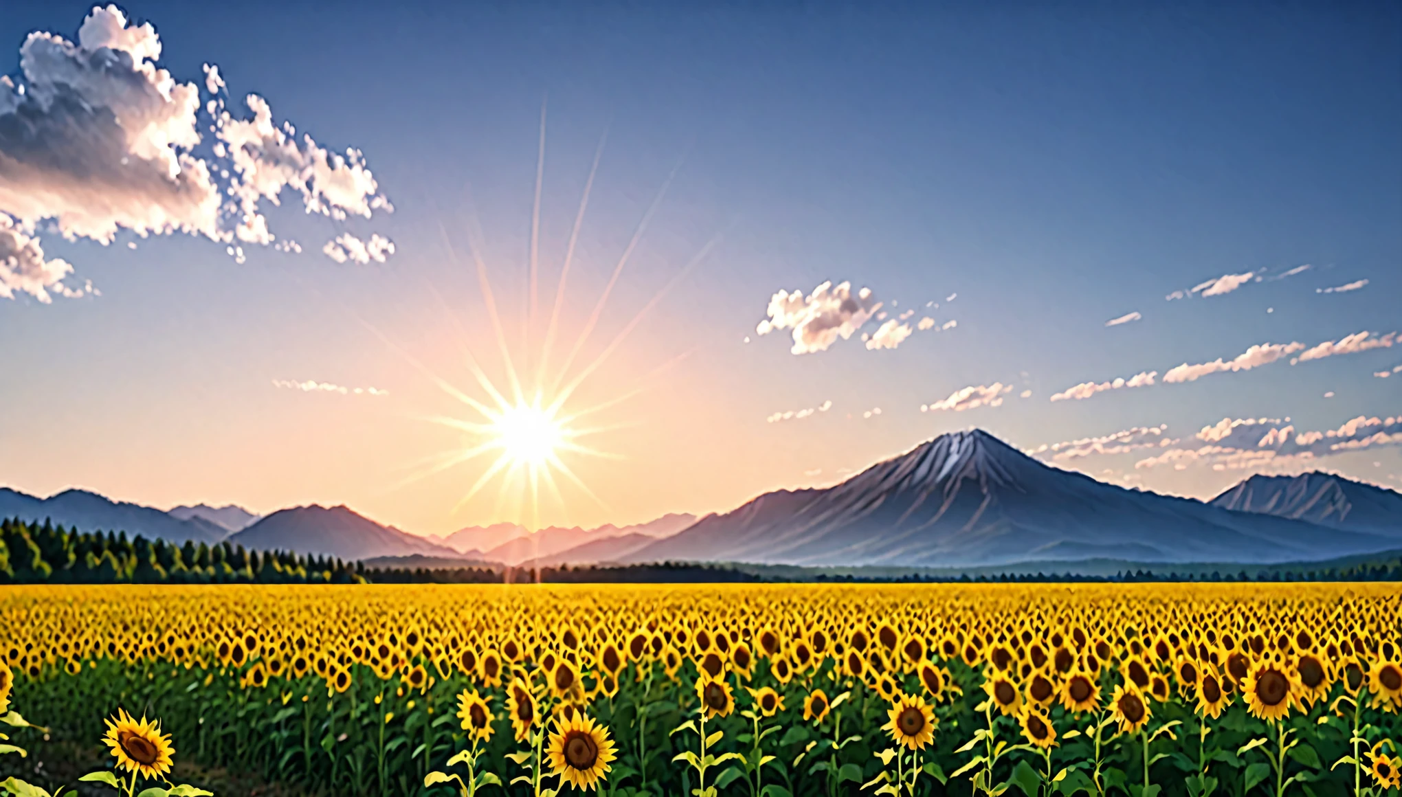 Summer sky,sunny,Daytime, (Highest quality,4K,8k,High resolution,masterpiece:1.2),Very detailed,(Realistic,photoRealistic,photo-Realistic:1.37),High resolution,超High resolution,Studio Lighting,Vibrant colors,Professional