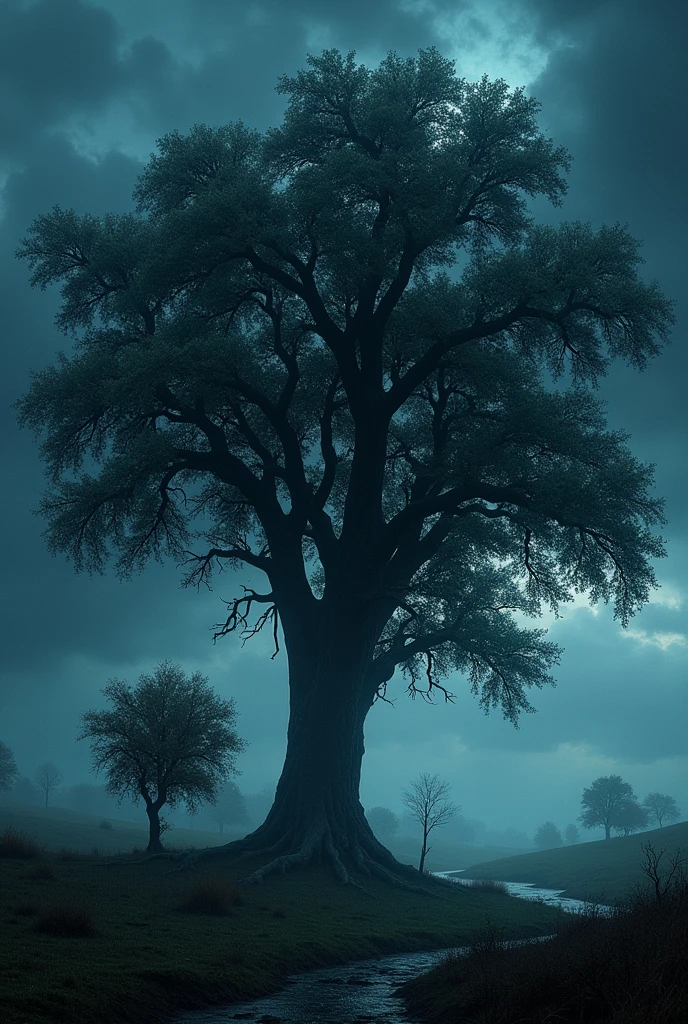 One night a terrible storm came. The wind was raging, drzewa trzeszczały. Oak, choć silny, it couldn&#39;t withstand the pressure and broke with a bang. Shrub, bent low, survived the storm unscathed.