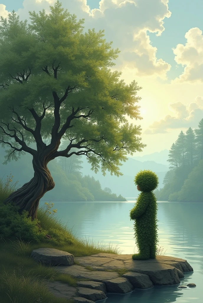 Water, when the wind died down, the bush looked at the fallen oak and said quietly: — Sometimes humility and flexibility are a greater strength than pride and arrogance..