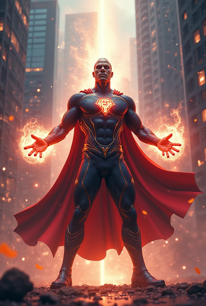 Superhero with music powers