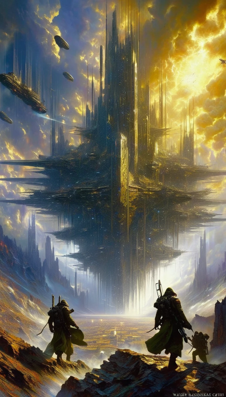 End of days, art inspired by Wadim Kashin
