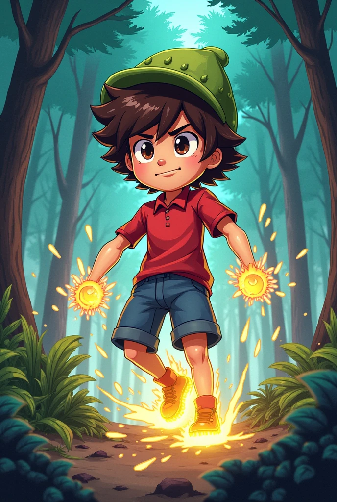 Dipper de gravity falls usando a forma gear 5 nika