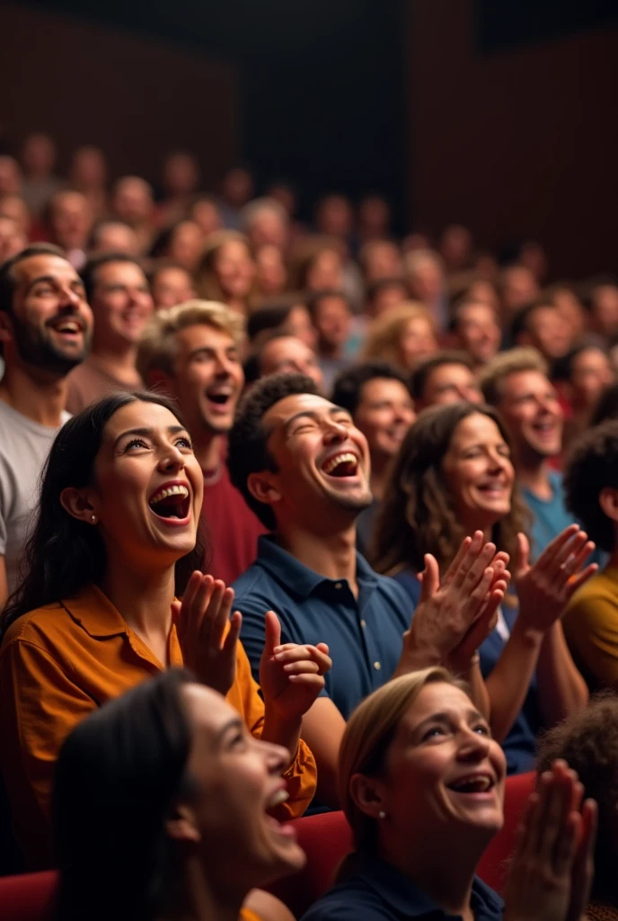 Laughing audience 