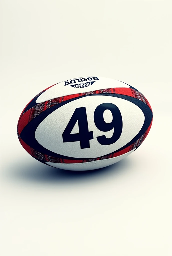 Scottish Rugby Ball Logo with a 49